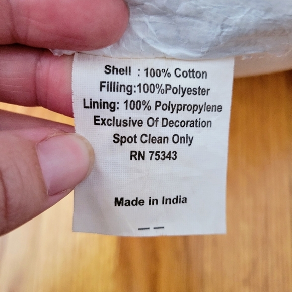 Shabby Chic Heart Shaped Embroidered‎ Throw Pillow Floral Embellished *read* - Picture 9 of 9